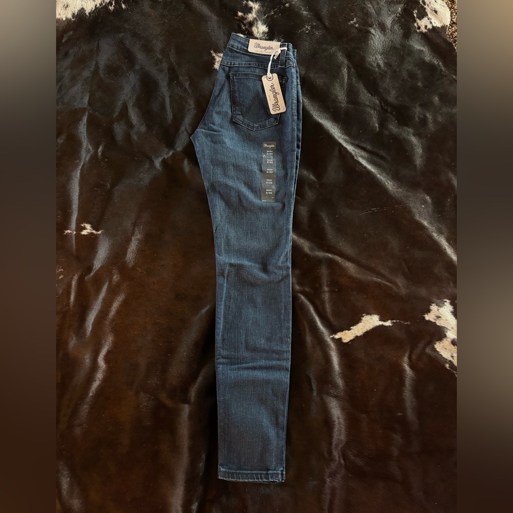 Women's Blue Wrangler skinny jeans